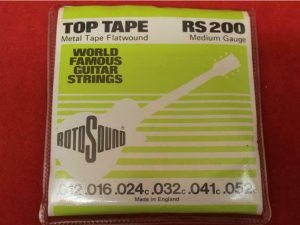 RotoSound RS200 Metal Tape Flatwound Guitar Strings