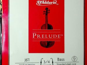 D’Addario Prelude 3/4 Bass String Medium Tension G