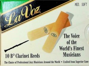 La Voz Bb Clarinet Reed Medium Soft Qty 8