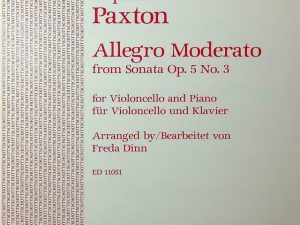 Stephen Paxton, Allegro Moderato
