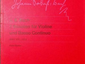 J S Bach: 2 Sonatas for Violin and Basso continuo (BVW 1021, 1023)