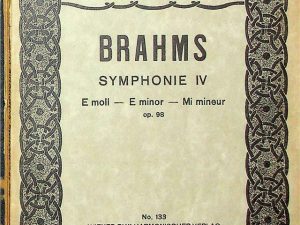 Philharmonia, Brahms No. 133 Mini Score