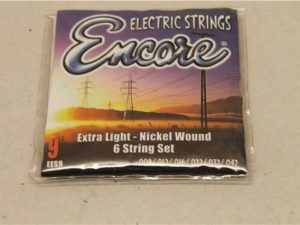 Electric Strings, Encore 9s Extra Light – Nickel Wound 6 String Set