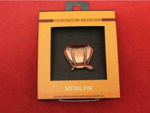 Bongo Metal Pin