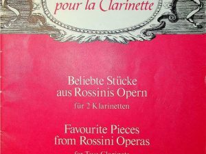Favourite Pieces from Rossini Operas for 2 Clarinets