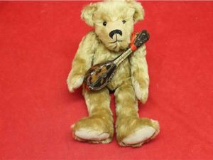 Teddy Bear With Model Mandolin