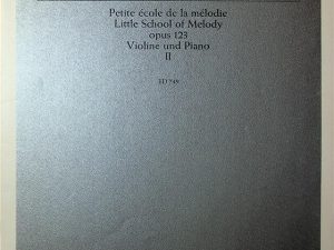 Charles Dancha Little School Melody Opus 23 II for Violin and Piano