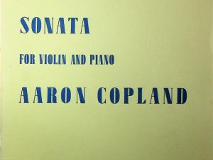 Sonata for Violin and Piano by Aaron Copland