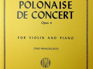 Polonaise De Concert for Violin and Piano