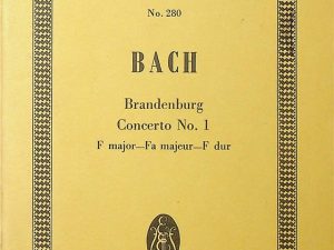 Mini Score Bach Brandenburg Concerto No. 1 F Major