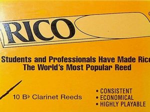 Rico Clarinet Reeds 2.5 Qty 10 – sealed packet