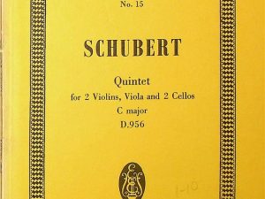 Schubert Quintet D.956 Mini Score No. 15