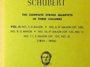 Schubert The Complete String Quartets in Three Volumes Mini Score No. 52 – Volume 2