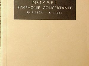 Mozart Symphonie Concertante KV 364 Mini Score