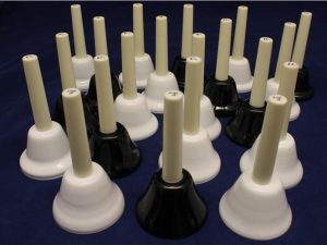 Chromatic Hand Bells – Set of 20 in Black and White with carry case
