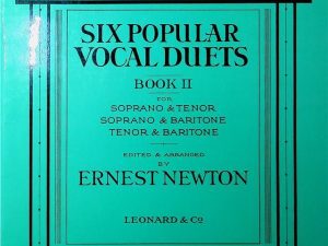 Six Popular Vocal Duets Book II for Soprano & Tenor; Soprano & Baritone; Tenor & Baritone