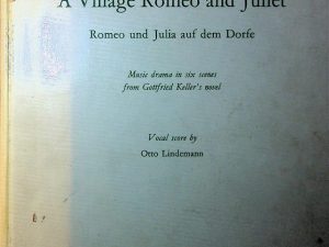 A Village Romeo and Juliet Vocal Score