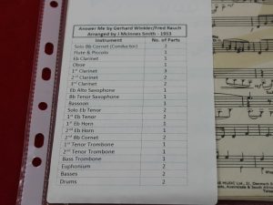 Answer Me for Concert Band