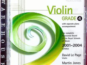Warehouse Violin Exam Pieces Grade 4 2001-2004 CD for ABRSM Exams